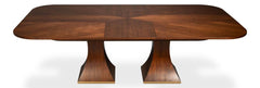 Gramercy Park Jupe Brown Dining Table - Ornate Home