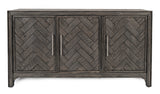 Gramercy Platinum 3 Door Accent Cabinet - Ornate Home