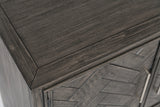 Gramercy Platinum 3 Door Accent Cabinet - Ornate Home