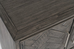 Gramercy Platinum 3 Door Accent Cabinet - Ornate Home