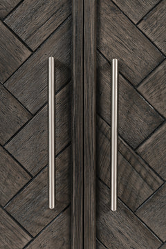 Gramercy Platinum 3 Door Accent Cabinet - Ornate Home