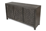 Gramercy Platinum 3 Door Accent Cabinet - Ornate Home