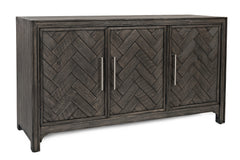 Gramercy Platinum 3 Door Accent Cabinet - Ornate Home