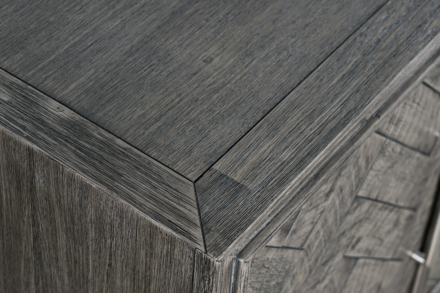 Gramercy Platinum 4 Door Accent Cabinet - Ornate Home