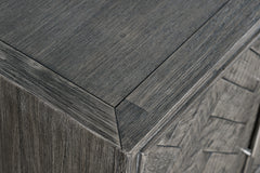 Gramercy Platinum 4 Door Accent Cabinet - Ornate Home