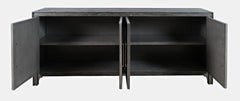 Gramercy Platinum 4 Door Accent Cabinet - Ornate Home