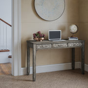 Gramercy Platinum Power Desk - Ornate Home