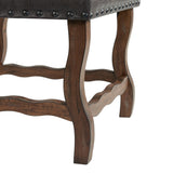 Gramercy Walnut 7-Piece Dining Set with Table & Six Tufted Tall Back Chairs - Ornate Home