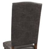 Gramercy Walnut Dining Curved Leg Side Chair (Set of 2) - Ornate Home