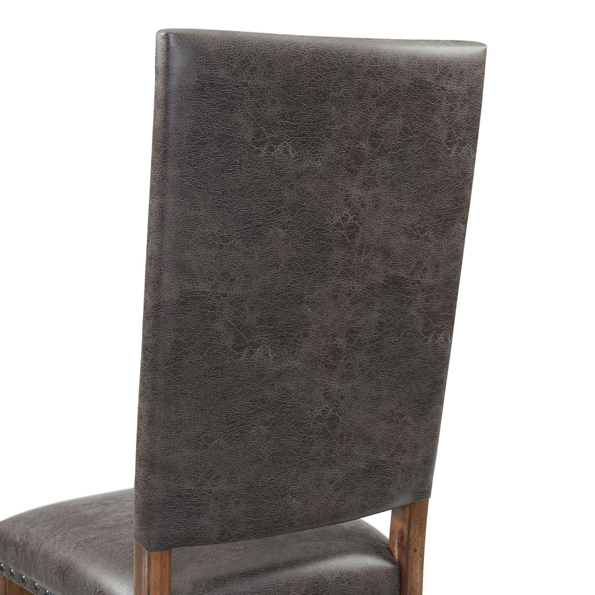Gramercy Walnut Dining Straight Leg Side Chair (Set of 2) - Ornate Home