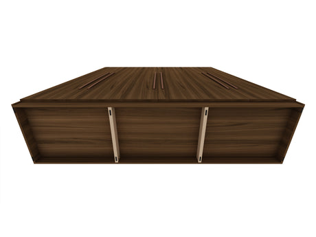 Gramercy Wardrobe Armoire Closet in Brown - Ornate Home