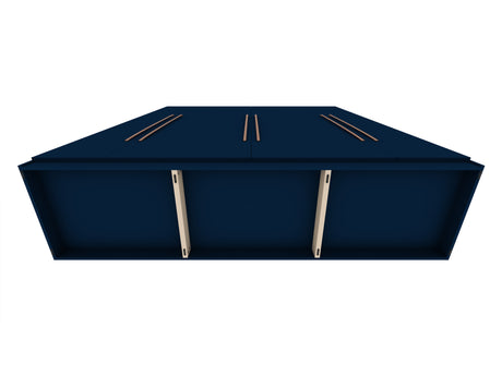 Gramercy Wardrobe Armoire Closet in Tatiana Midnight Blue - Ornate Home