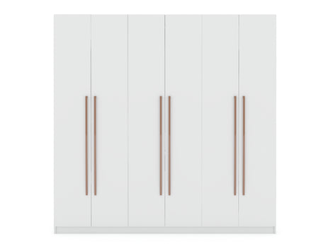 Gramercy Wardrobe Armoire Closet in White - Ornate Home