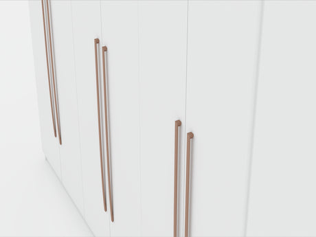 Gramercy Wardrobe Armoire Closet in White - Ornate Home