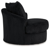 Gramwell Onyx Swivel Chair (Online Special Price) - Ornate Home