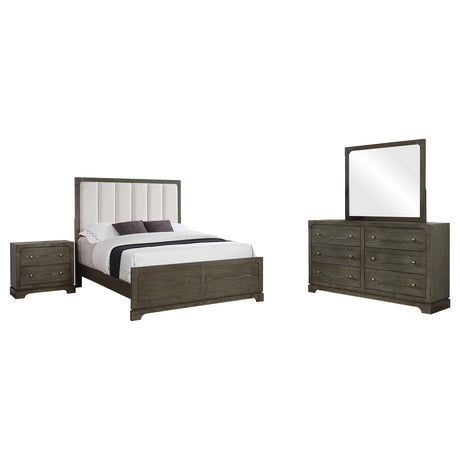 Gran Park Dark Cocoa 4-piece California King Bedroom Set - Ornate Home