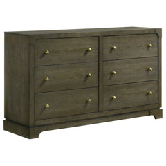Gran Park Dark Cocoa 4-piece California King Bedroom Set - Ornate Home