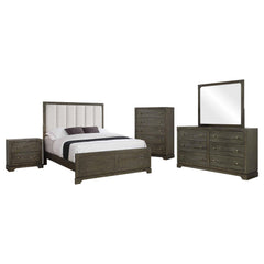 Gran Park Dark Cocoa 5-piece California King Bedroom Set - Ornate Home