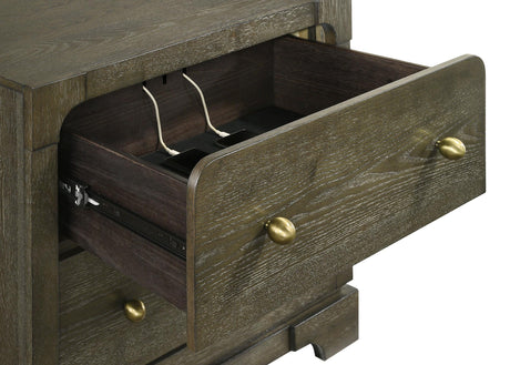 Gran Park Dark Cocoa 5-piece Queen Bedroom Set - Ornate Home