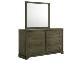 Gran Park Dark Cocoa Dresser and Mirror - Ornate Home