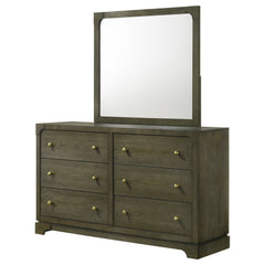 Gran Park Dark Cocoa Dresser and Mirror - Ornate Home
