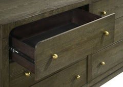 Gran Park Dark Cocoa Dresser and Mirror - Ornate Home