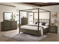 Gran Park Dark Cocoa Eastern King Bedroom Set - Ornate Home