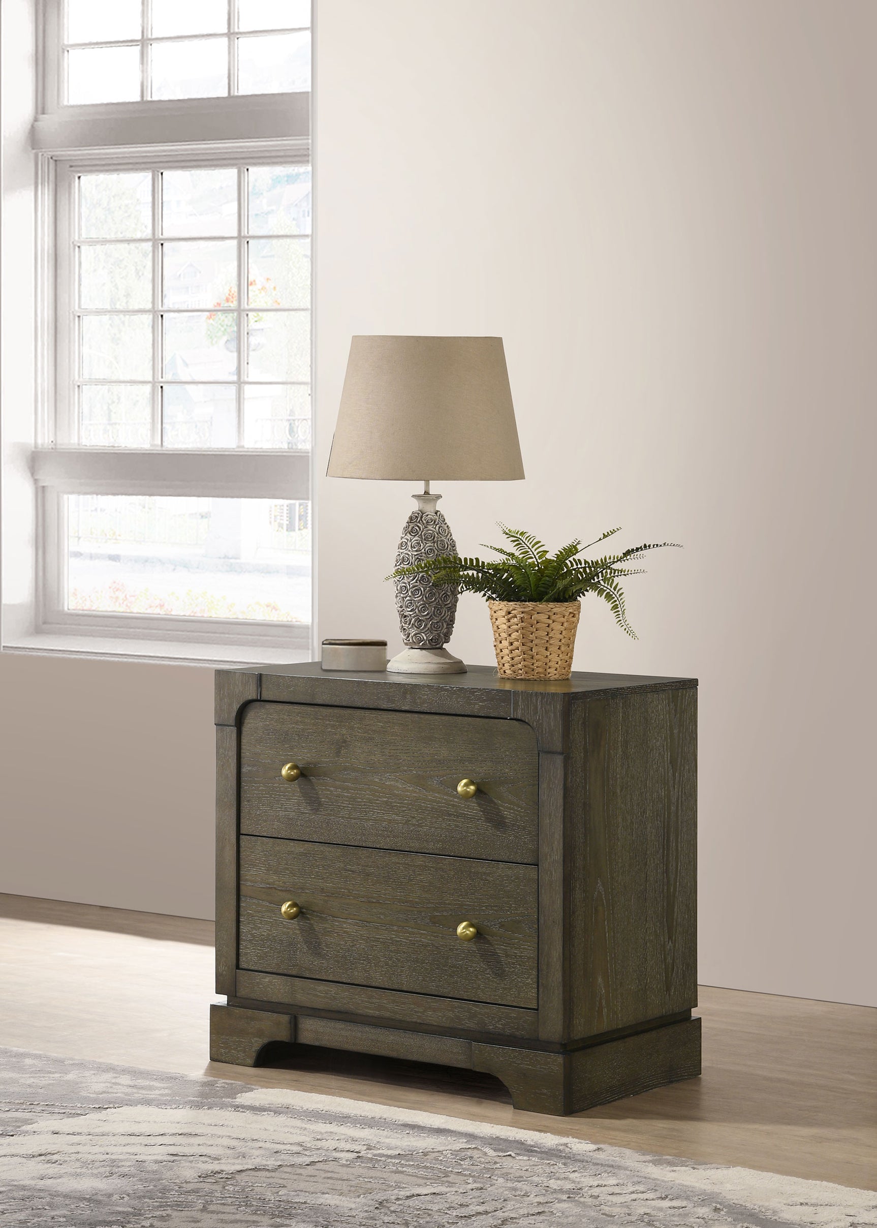 Gran Park Dark Cocoa Nightstand - Ornate Home