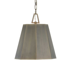 Granada Brass 1 Light Hexagon Pendant - Ornate Home