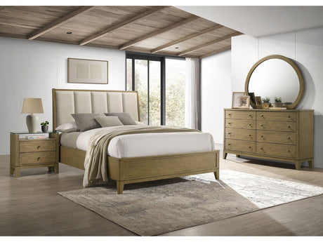Granada Natural Pine 4-piece Eastern King Bedroom Set - Ornate Home