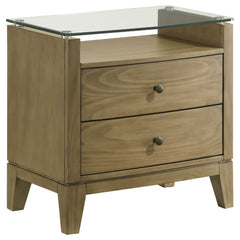 Granada Natural Pine 4-piece Eastern King Bedroom Set - Ornate Home