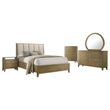 Granada Natural Pine 5-piece Eastern King Bedroom Set - Ornate Home