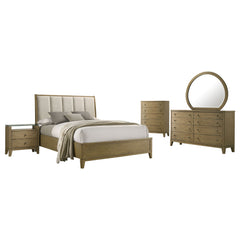 Granada Natural Pine 5-piece Queen Bedroom Set - Ornate Home
