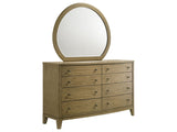 Granada Natural Pine Dresser and Mirror - Ornate Home