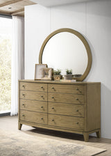 Granada Natural Pine Dresser and Mirror - Ornate Home