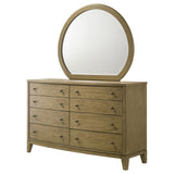 Granada Natural Pine Dresser and Mirror - Ornate Home