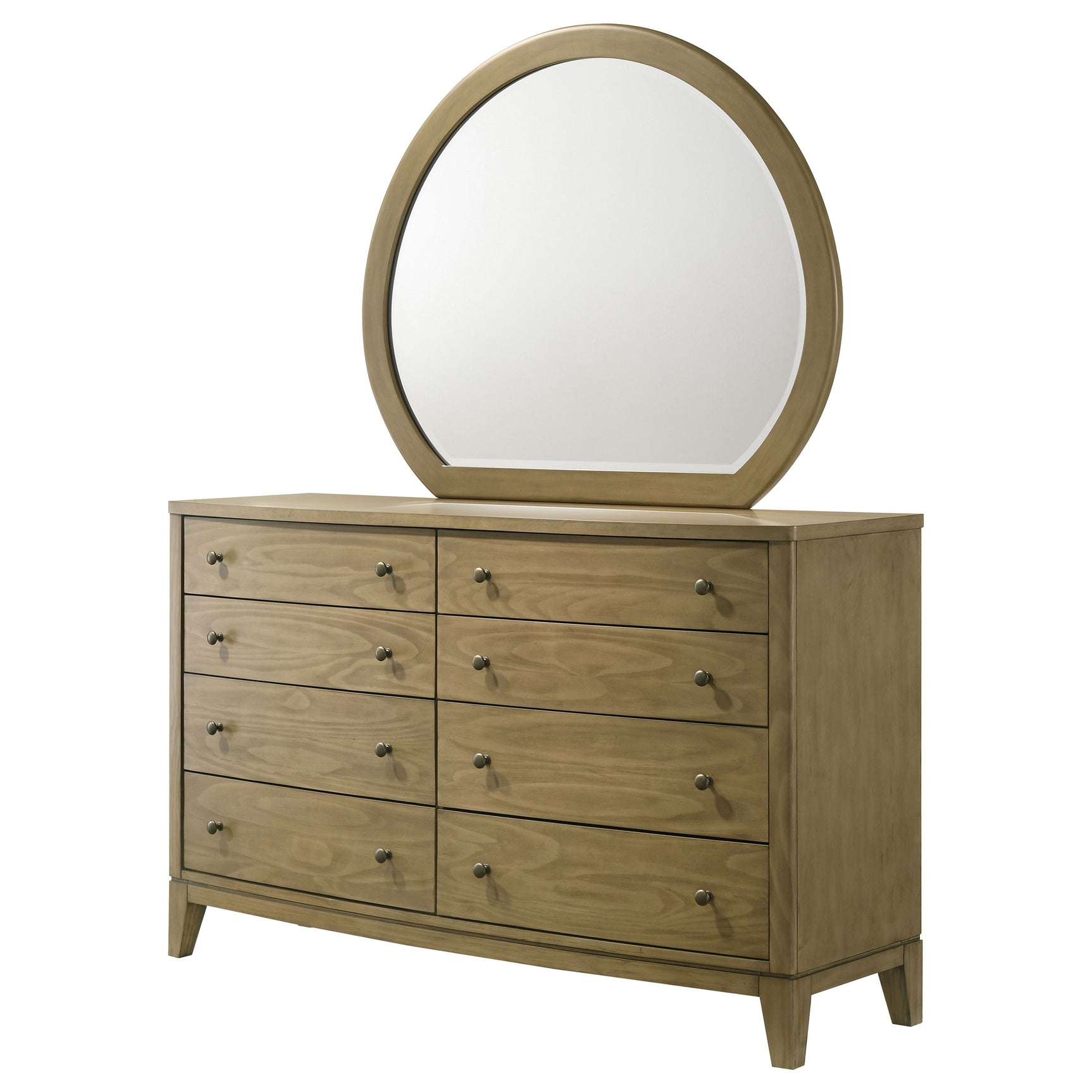 Granada Natural Pine Dresser and Mirror - Ornate Home