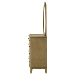 Granada Natural Pine Dresser and Mirror - Ornate Home