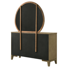 Granada Natural Pine Dresser and Mirror - Ornate Home