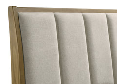 Granada Natural Pine Eastern King Panel Bed - Ornate Home