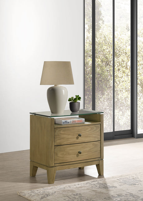 Granada Natural Pine Nightstand - Ornate Home