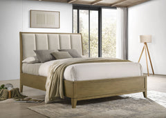 Granada Natural Pine Queen Panel Bed - Ornate Home
