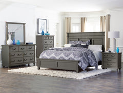 Granbury Pewter Nightstand - Ornate Home