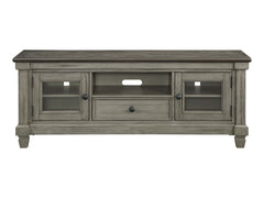 Granby Antique Gray 64" TV Stand - Ornate Home