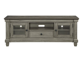 Granby Antique Gray 64" TV Stand - Ornate Home
