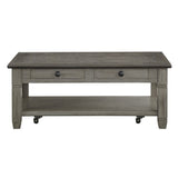 Granby Antique Gray Cocktail Table - Ornate Home