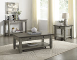 Granby Antique Gray End Table - Ornate Home