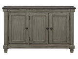 Granby Antique Gray Server - Ornate Home
