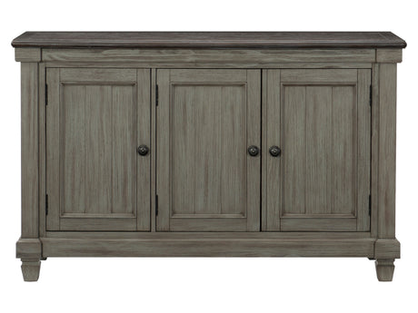 Granby Antique Gray Server - Ornate Home
