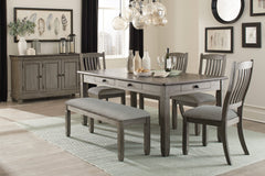 Granby Antique Gray Server - Ornate Home